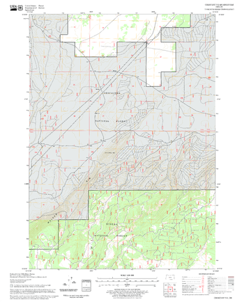 Crescent NE Quadrangle, Oregon