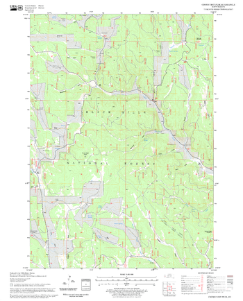 Crows Nest Peak Quadrangle, South Dakota
