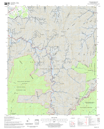 Cruso Quadrangle, North Carolina