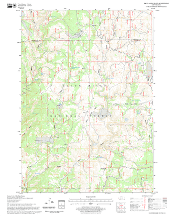 Dead Horse Flats Quadrangle, South Dakota