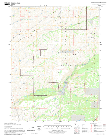 Deer Creek Flat Quadrangle, California