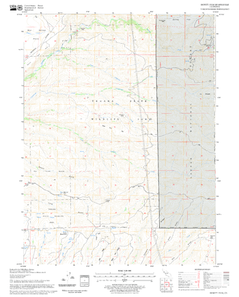 Dewitt Peak Quadrangle, California