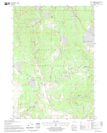 Ditch Creek Quadrangle, South Dakota