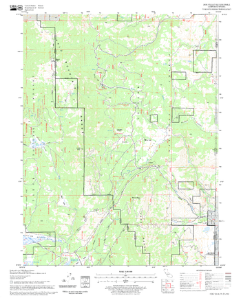 Dog Valley Quadrangle, California