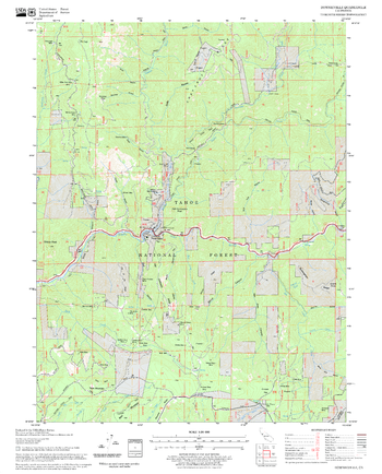 Downieville Quadrangle, California