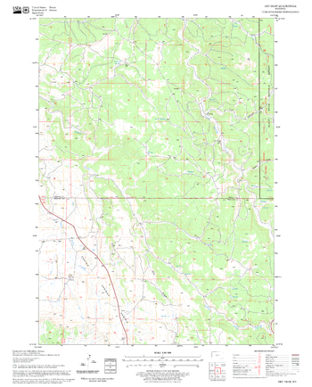 Dry Draw Quadrangle, South Dakota