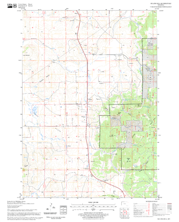 Duling Hill Quadrangle, South Dakota