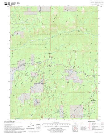 Duncan Peak Quadrangle, California