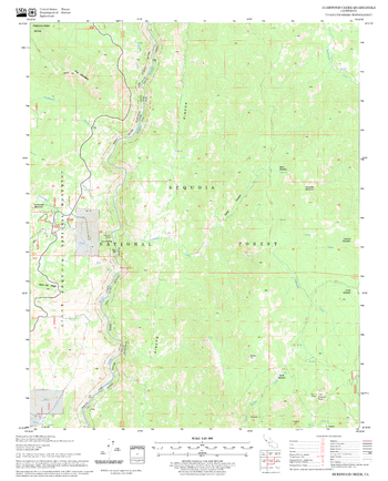 Durrwood Creek Quadrangle, California