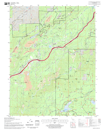 Dutch Flat Quadrangle, California