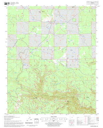 Dutton Hill Quadrangle, Arizona