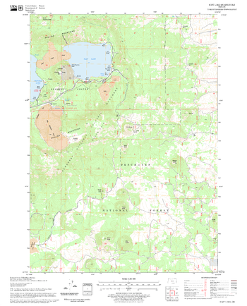 East Lake Quadrangle, Oregon