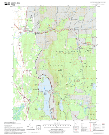 East Middlebury Quadrangle, New Hampshire-Vermont