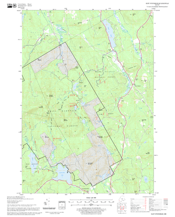 East Stoneham Quadrangle, New Hampshire-Vermont