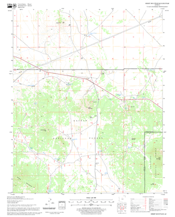 Ebert Mountain Quadrangle, Arizona