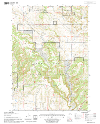Edgemont NE Quadrangle, South Dakota