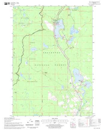 Elk Lake Quadrangle, Oregon