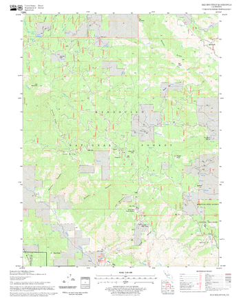 Elk Mountain Quadrangle, California