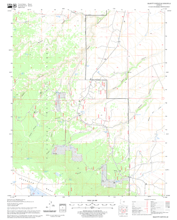 Elliott Canyon Quadrangle, Arizona