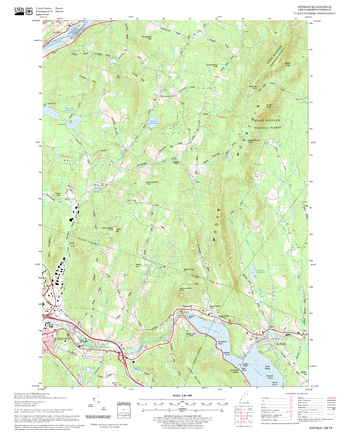 Enfield Quadrangle, New Hampshire-Vermont