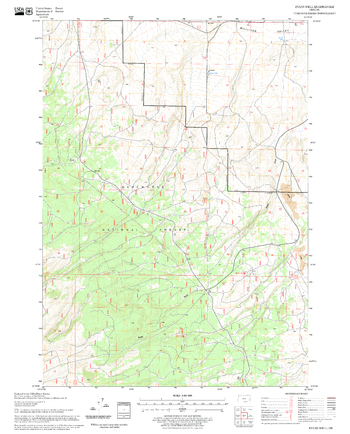Evans Well Quadrangle, Oregon