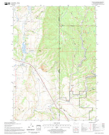Fanny Peak Quadrangle, South Dakota