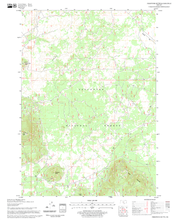 Firestone Butte Quadrangle, Oregon