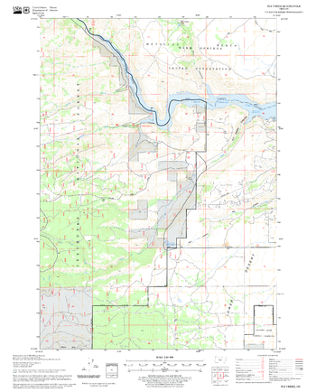 Fly Creek Quadrangle, Oregon