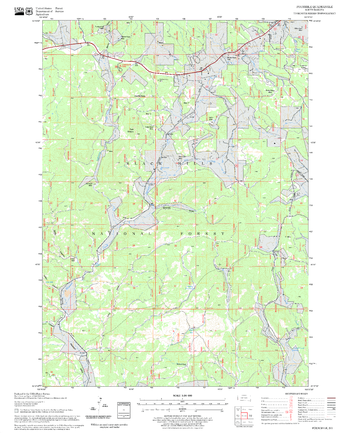 Fourmile Quadrangle, South Dakota