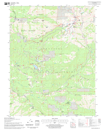 Fouts Springs Quadrangle, California