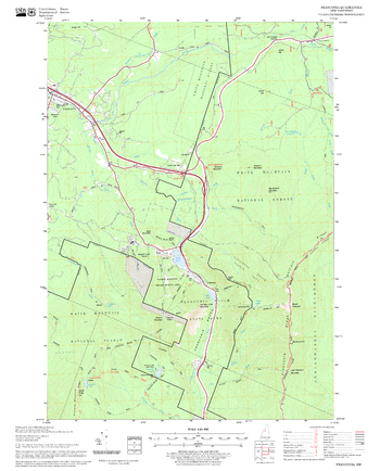 Franconia Quadrangle, New Hampshire-Vermont