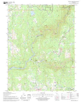 French Corral Quadrangle, California