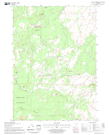Fuzztail Butte Quadrangle, Oregon