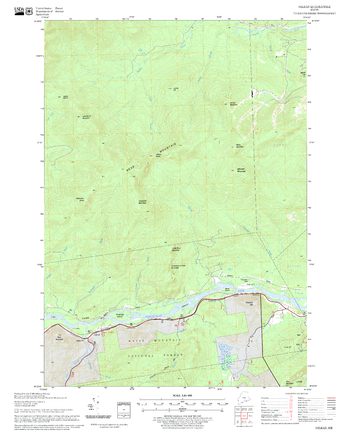 Gilead Quadrangle, New Hampshire-Vermont