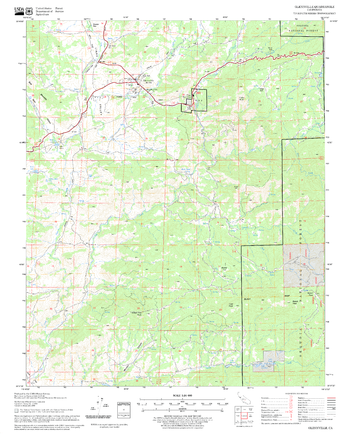 Glennville Quadrangle, California