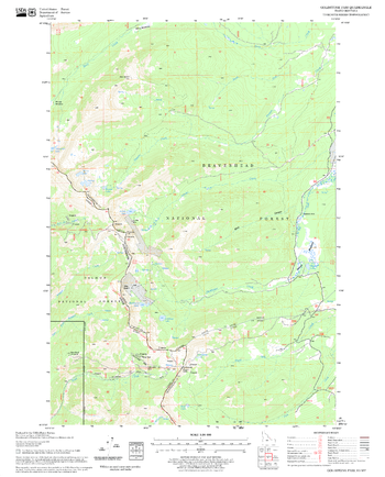 Goldstone Pass Quadrangle, Idaho