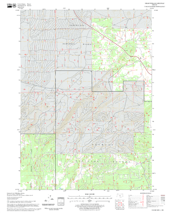 Grass Well Quadrangle, Oregon