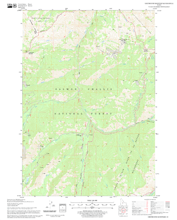 Greyhound Mountain Quadrangle, Idaho