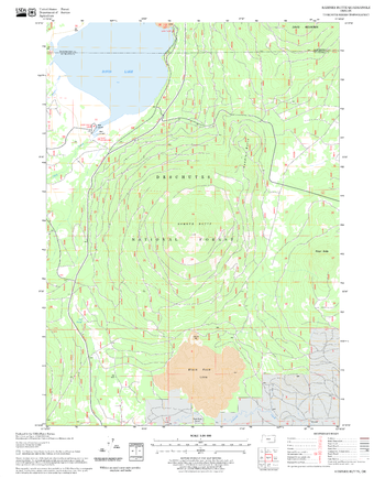 Hamner Butte Quadrangle, Oregon