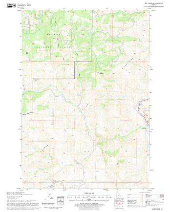 Hat Creek Quadrangle, Idaho