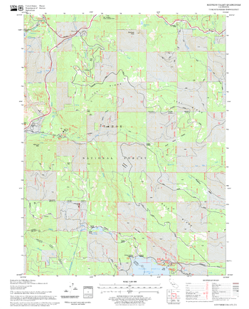 Haypress Valley Quadrangle, California