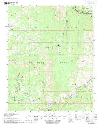 Hockett Peak Quadrangle, California