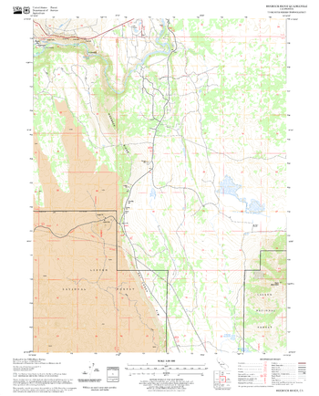 Hogback Ridge Quadrangle, California