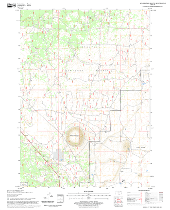 Hole In The Ground Quadrangle, Oregon