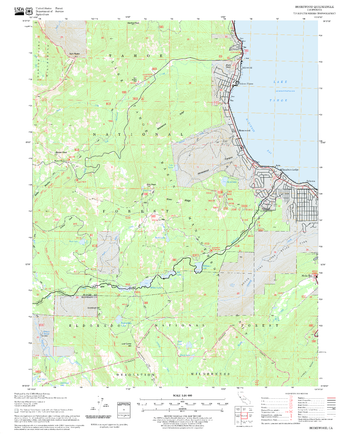 Homewood Quadrangle, California