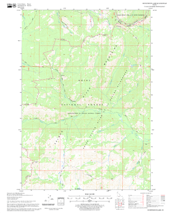 Honeymoon Lake Quadrangle, Idaho