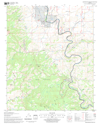 Horner Mountain Quadrangle, Arizona