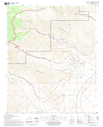 Horse Canyon Quadrangle, California