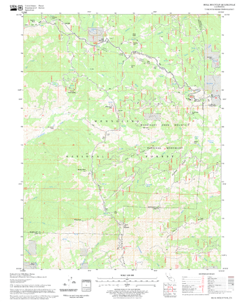 Hull Mountain Quadrangle, California