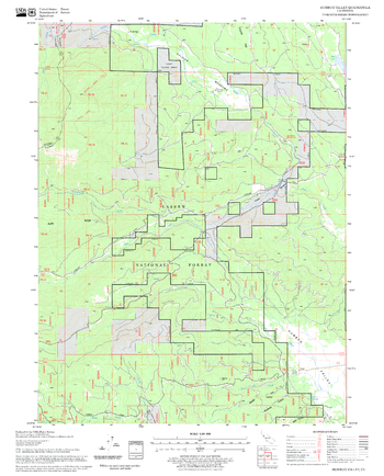 Humbug Valley Quadrangle, California